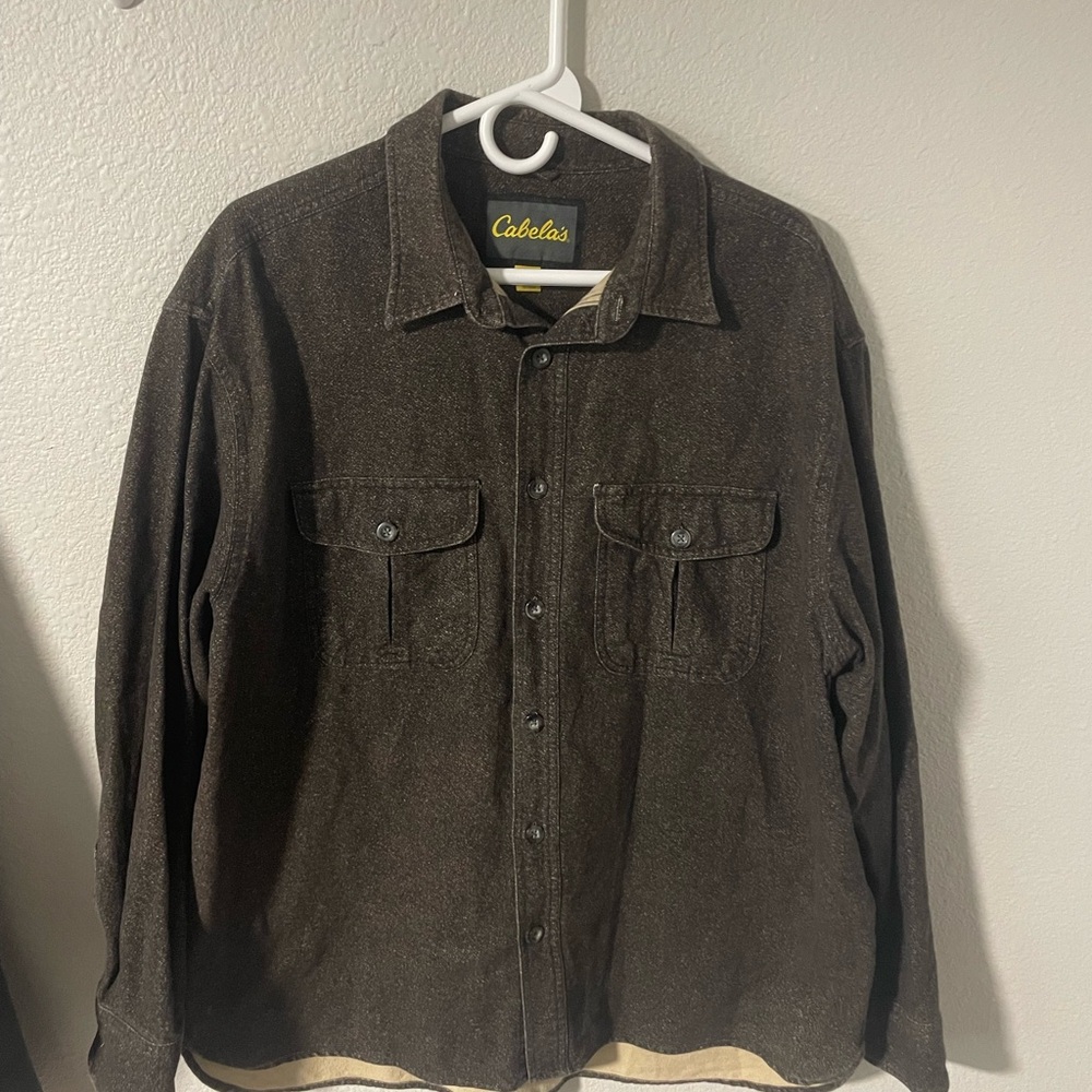 Cabela's Brown Lightweight Shirt Jacket